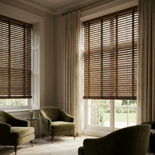 Elegant Wooden Blinds