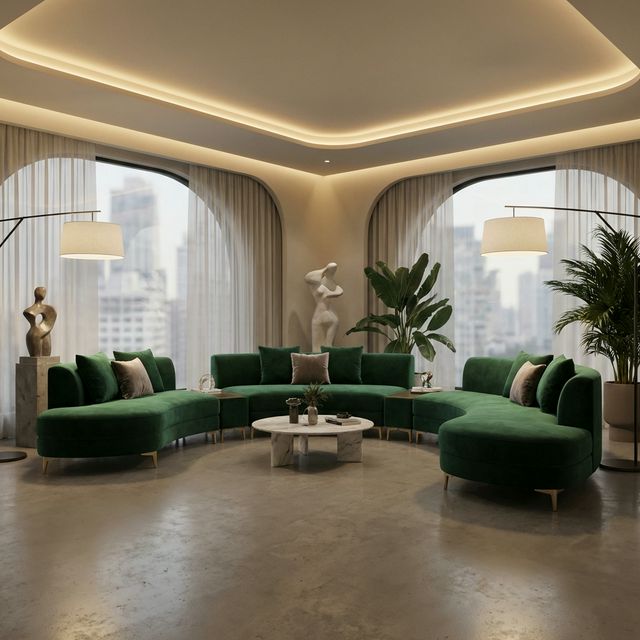 Modern Boutique Sofa Set